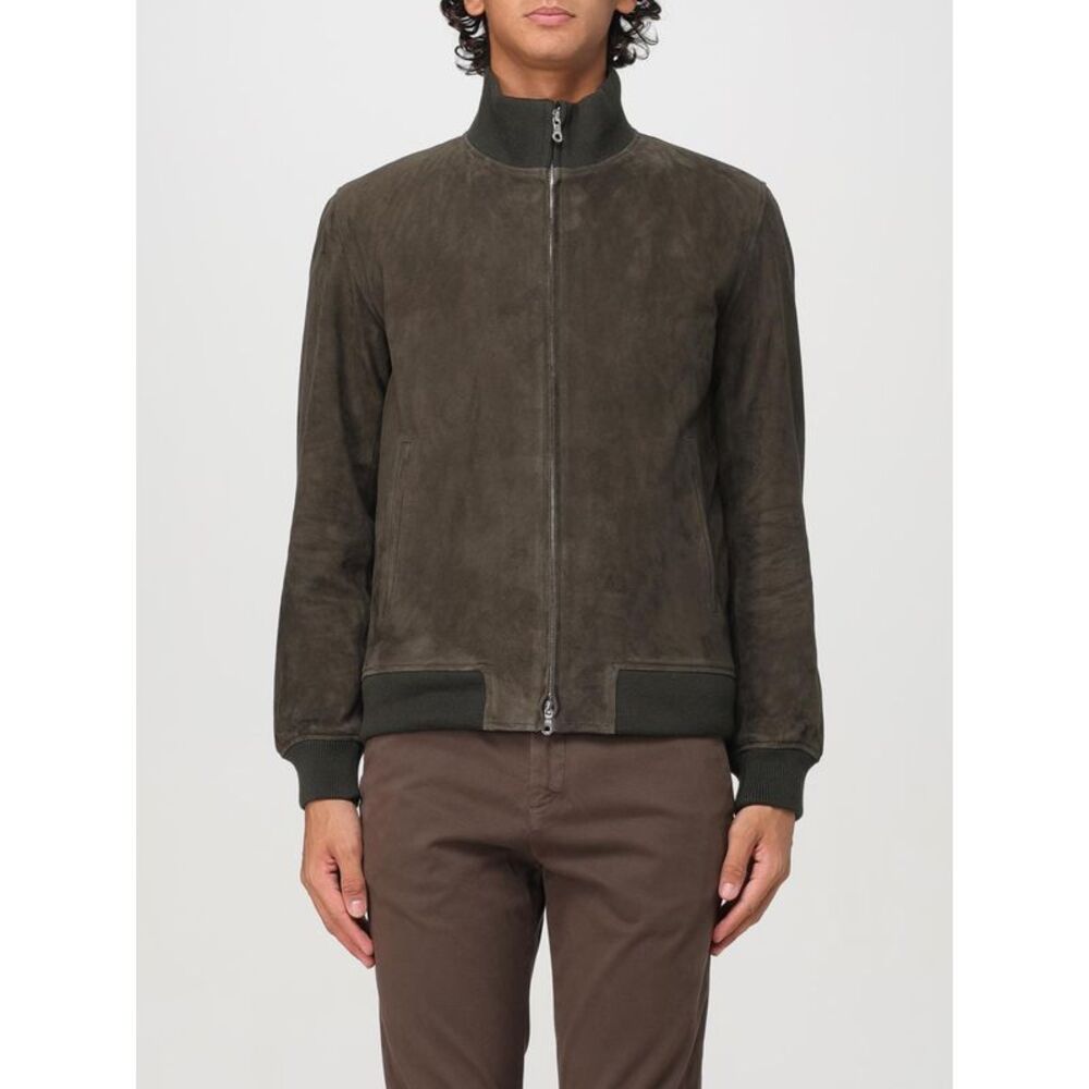 Brooksfield Jacket Men Green Men